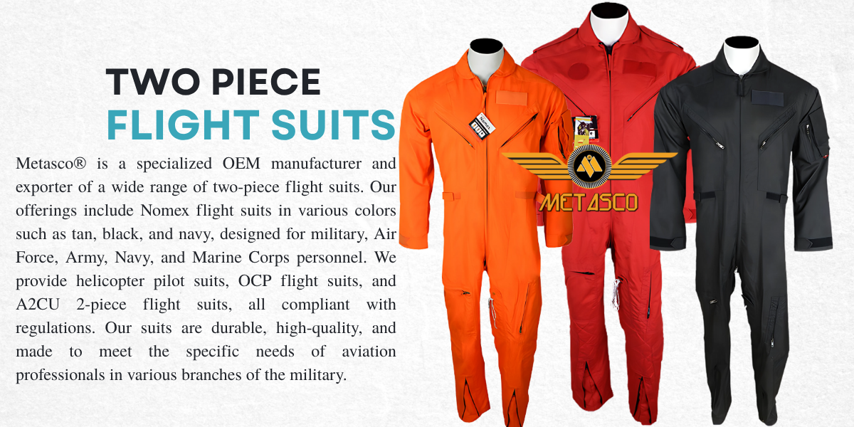 Two Piece Flight Suits